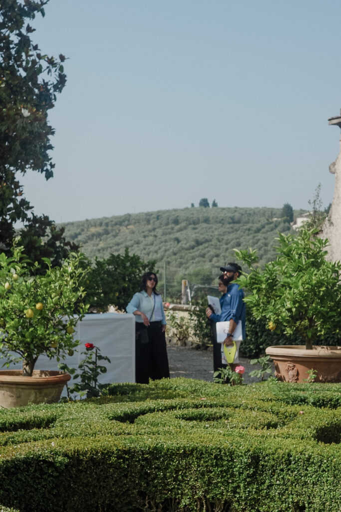 south garden villa corsini wedding