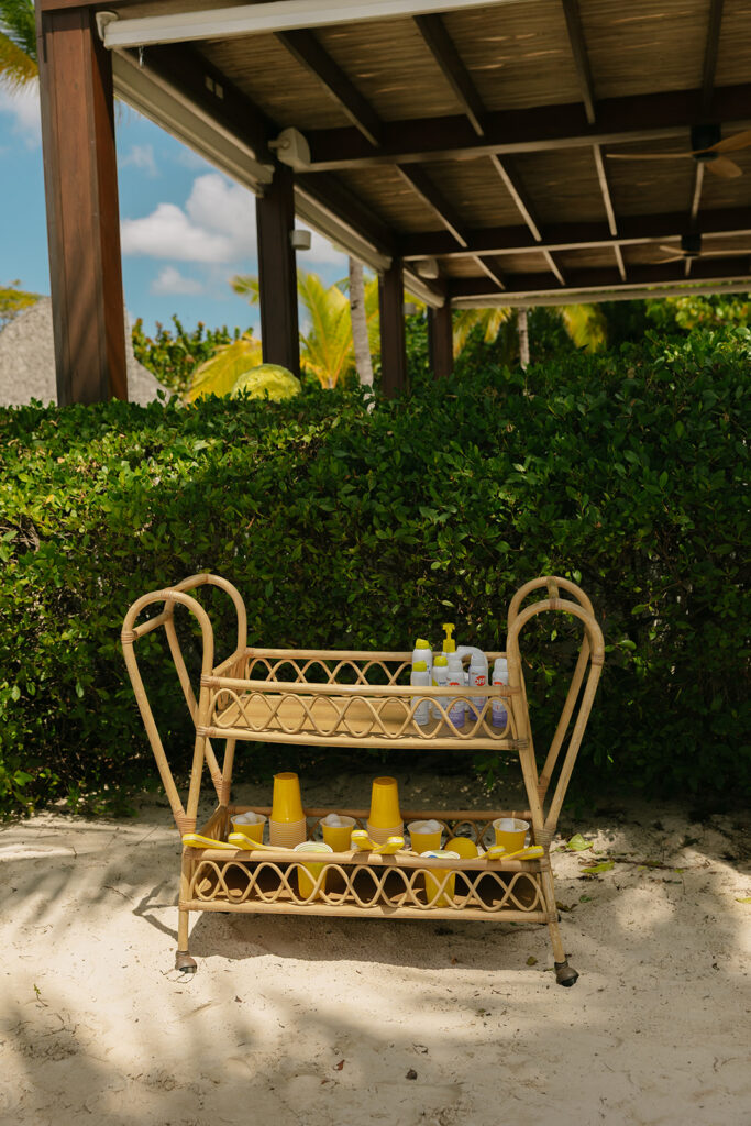 minitas beach club wedding