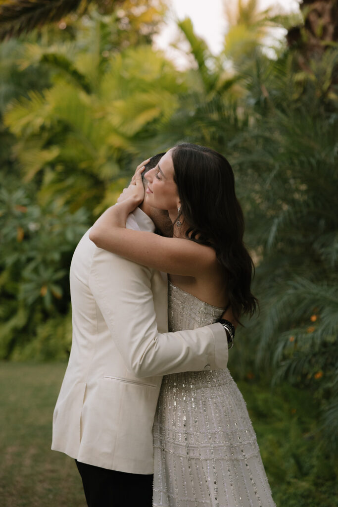first look bride groom casa de campo