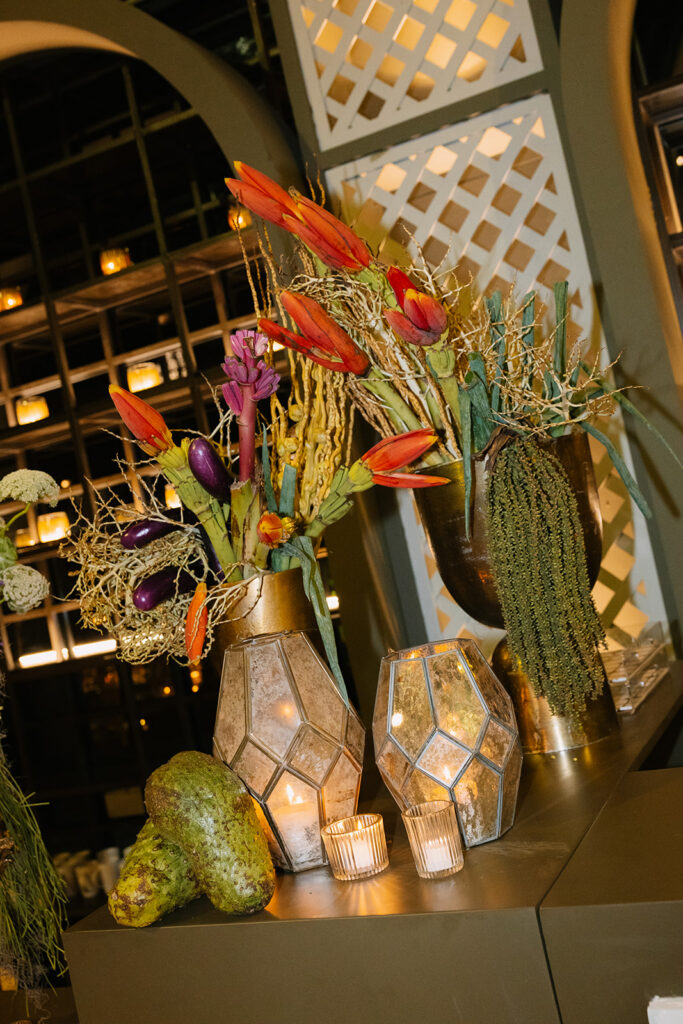 tropical fruits wedding