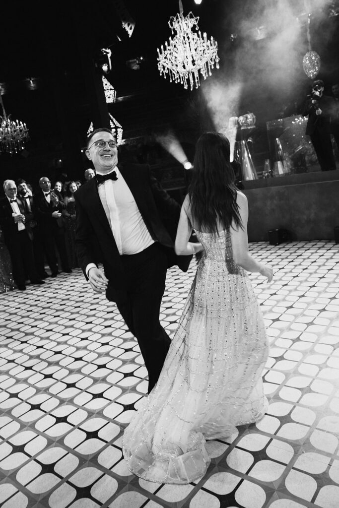 casa de campo baile padre e hija boda