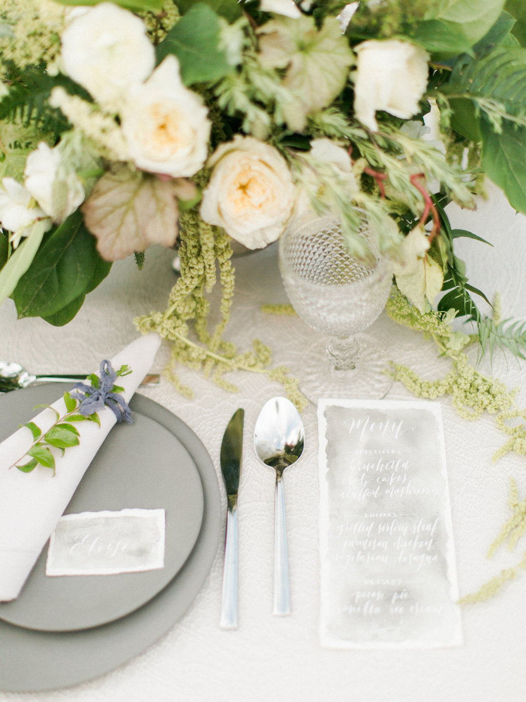 fine art wedding table