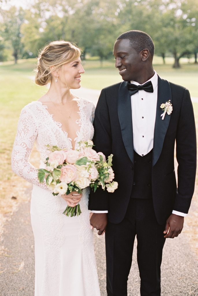 bride and groom portraits at Bretton woods