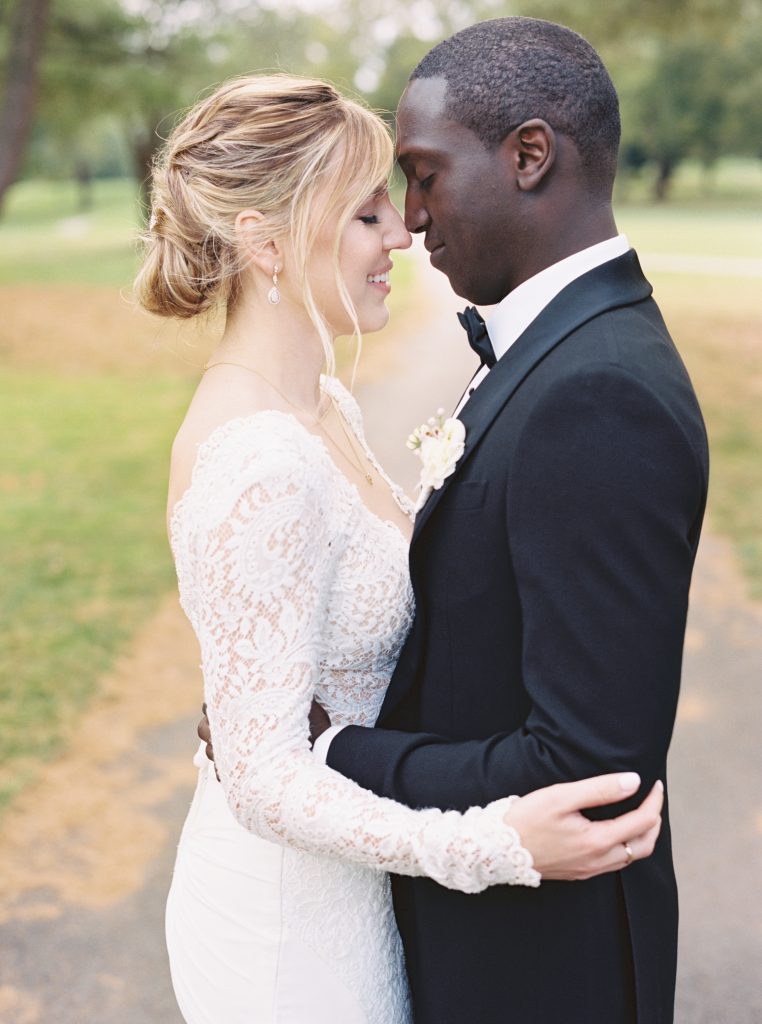 bride and groom portraits at Bretton woods