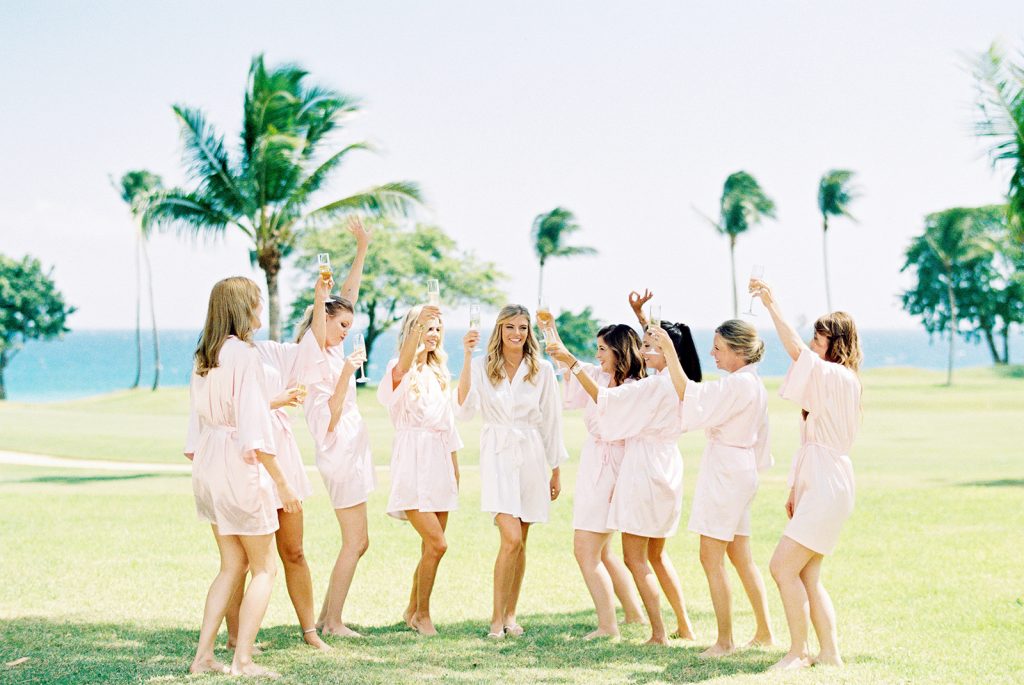 getting ready for Dominican Republic wedding