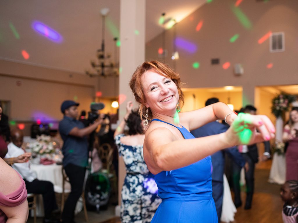 wedding reception at Bretton woods