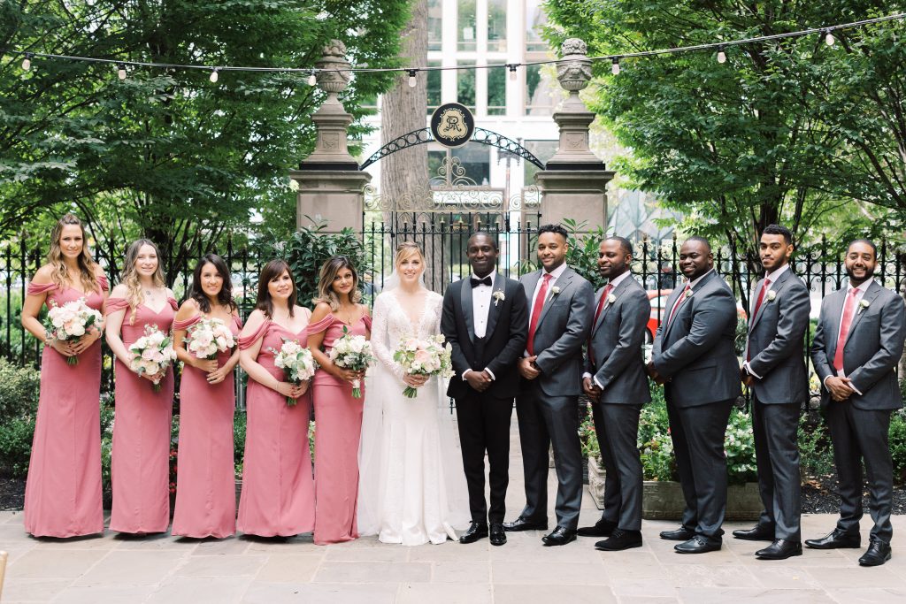 bridal party portraits Bretton Woods