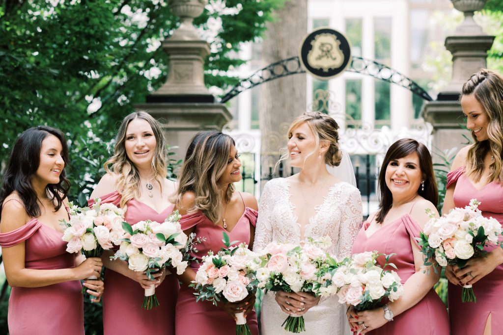 bridal party photos at the St. Regis DC