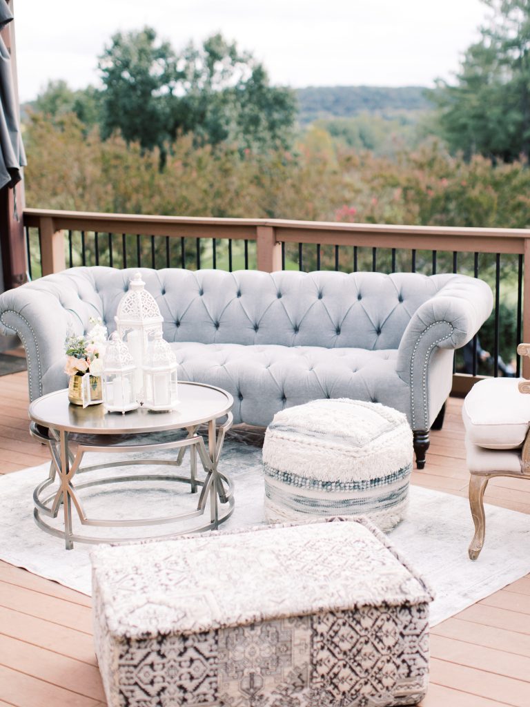 lounge furniture for cocktail hour from select event group