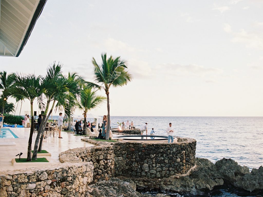 welcome reception for destination wedding