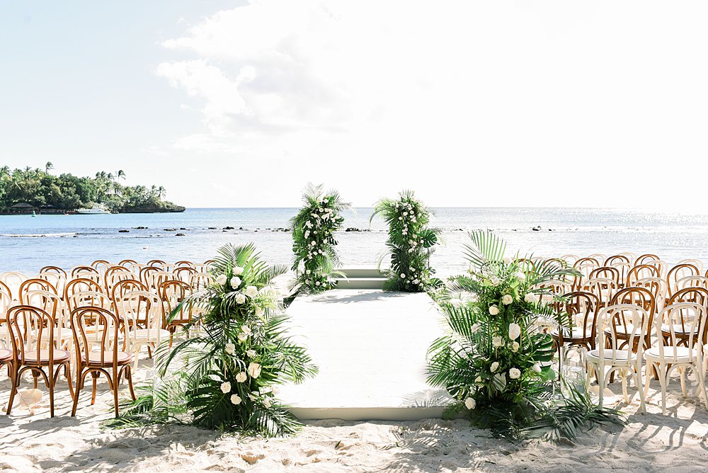 beach wedding in dominican republic
