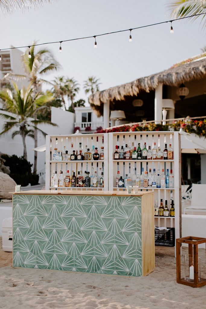 Bohemian wedding cabo decor