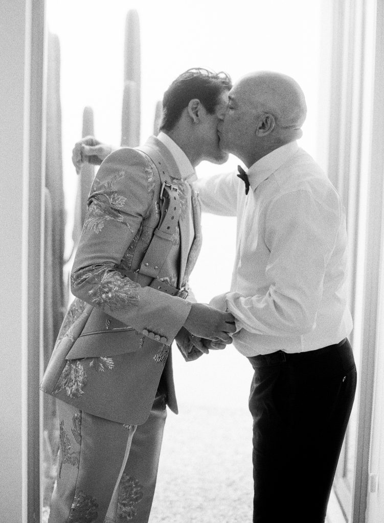 father son wedding portraits