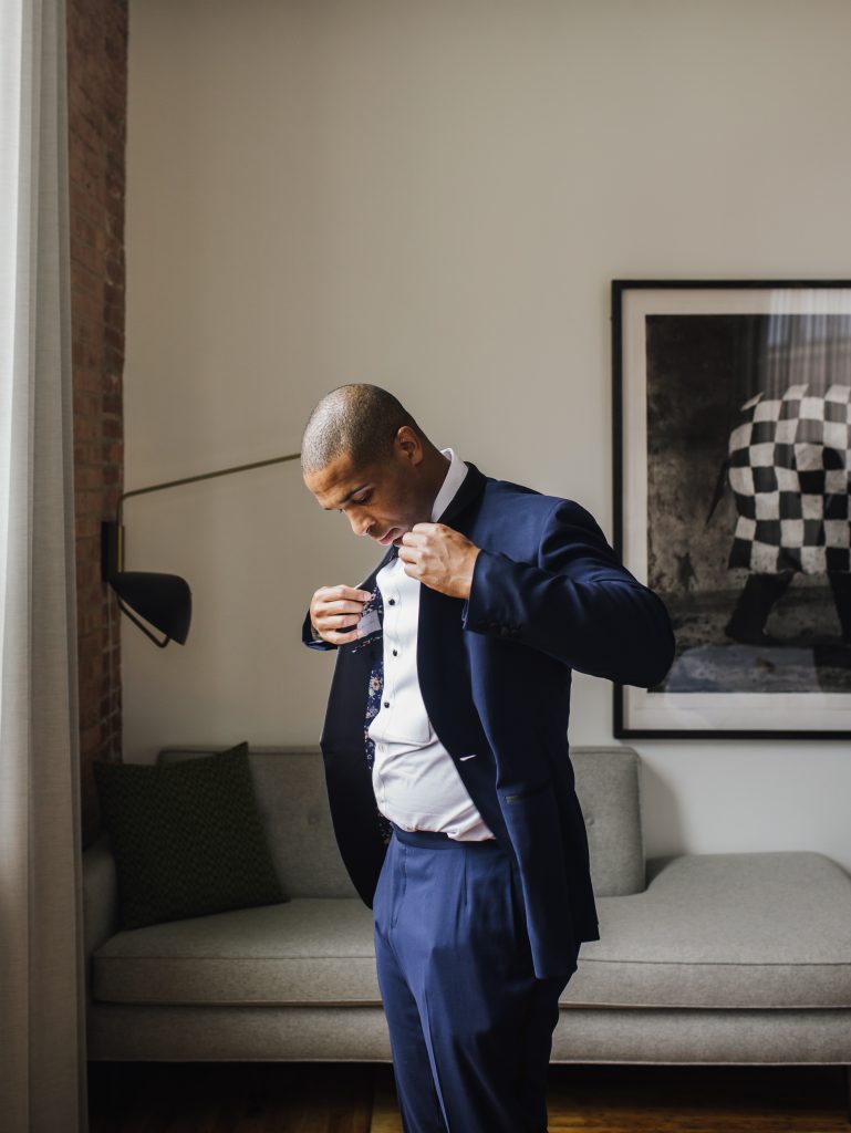 classic groom tux navy