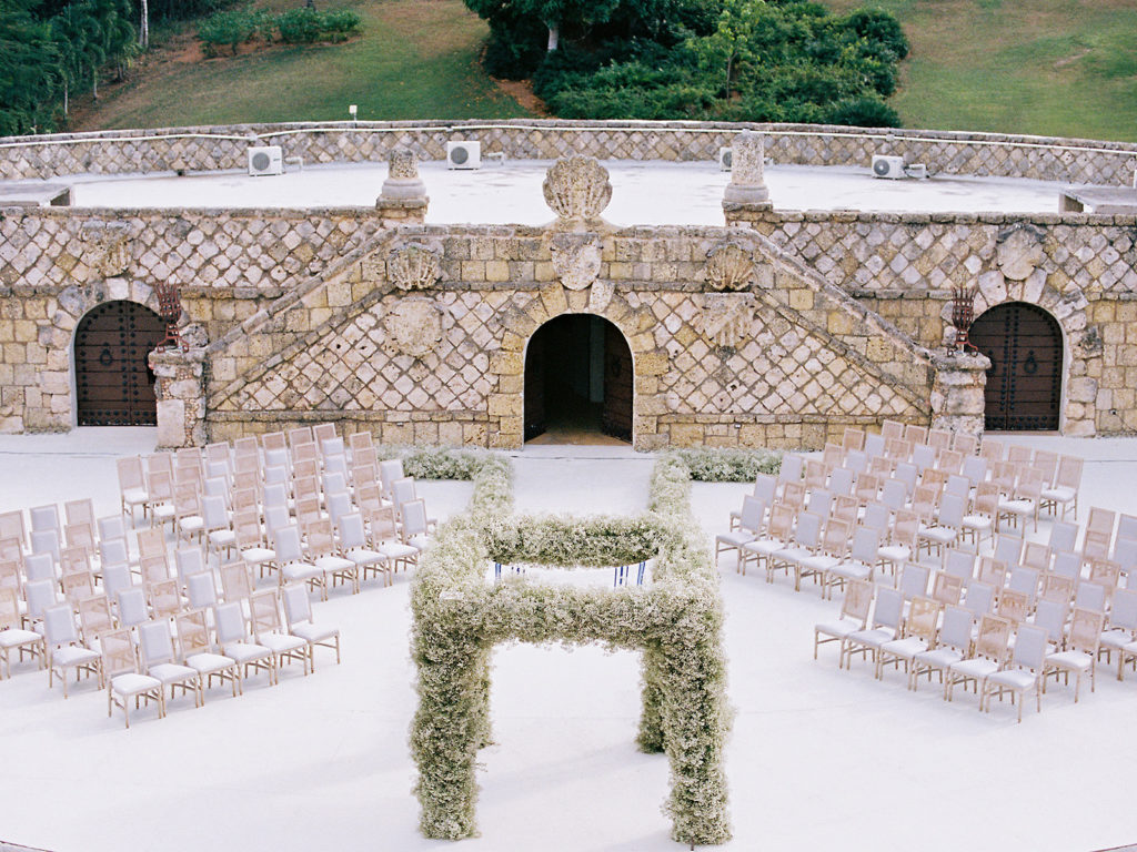 altos de chavon amphitheater wedding