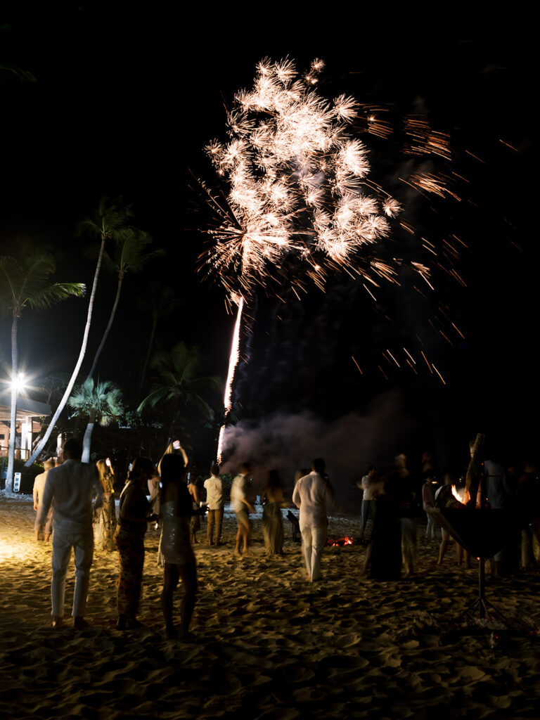 wedding fireworks
