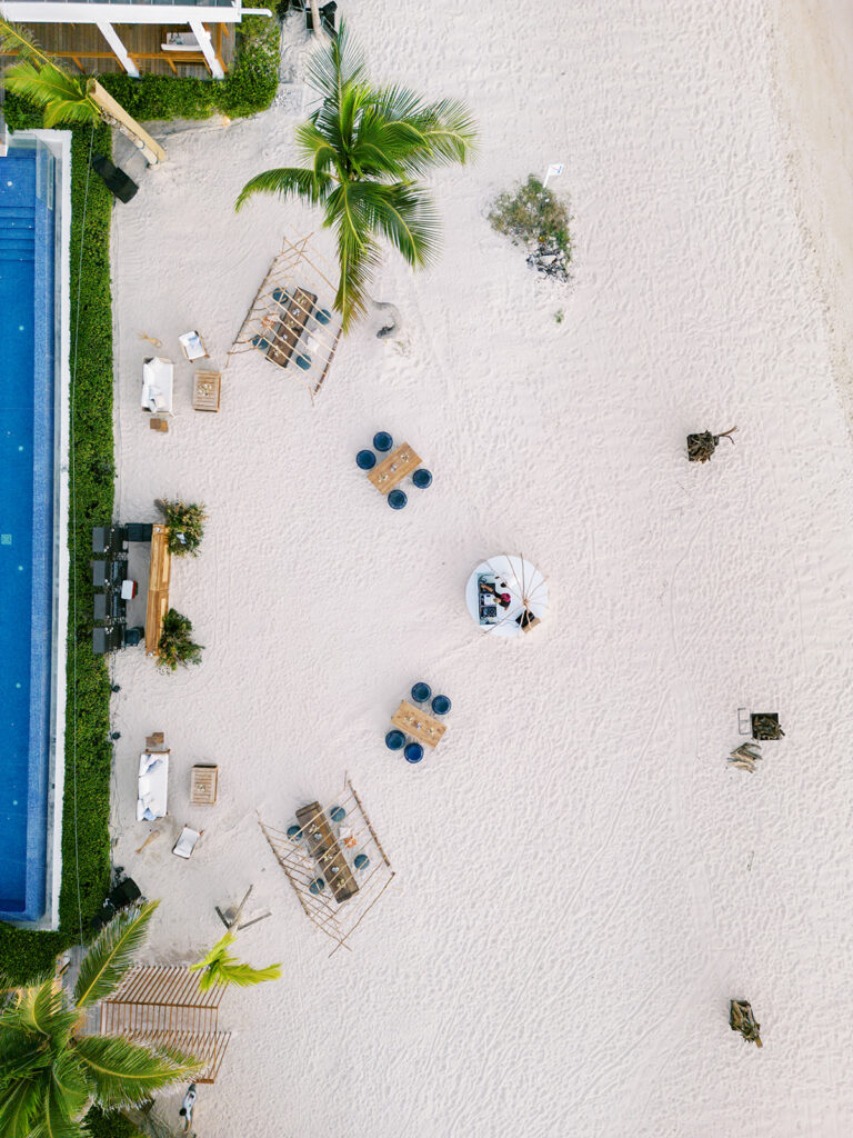 minitas beach club wedding by claire duran