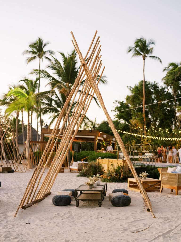 wedding tipi by Claire Duran