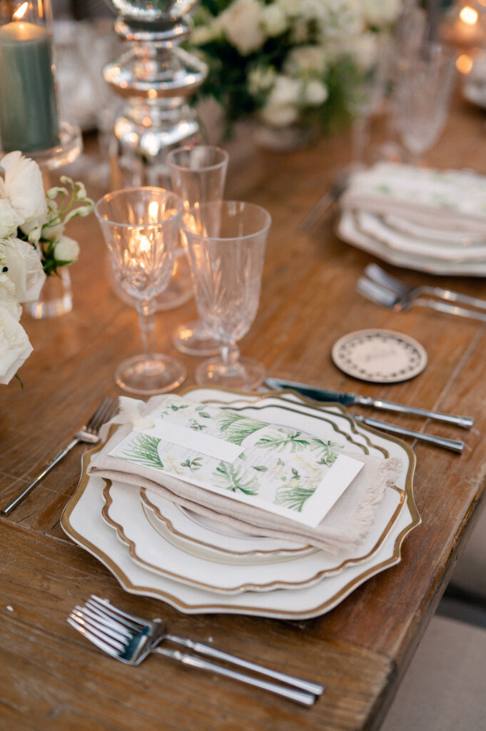 wedding plates inspiration