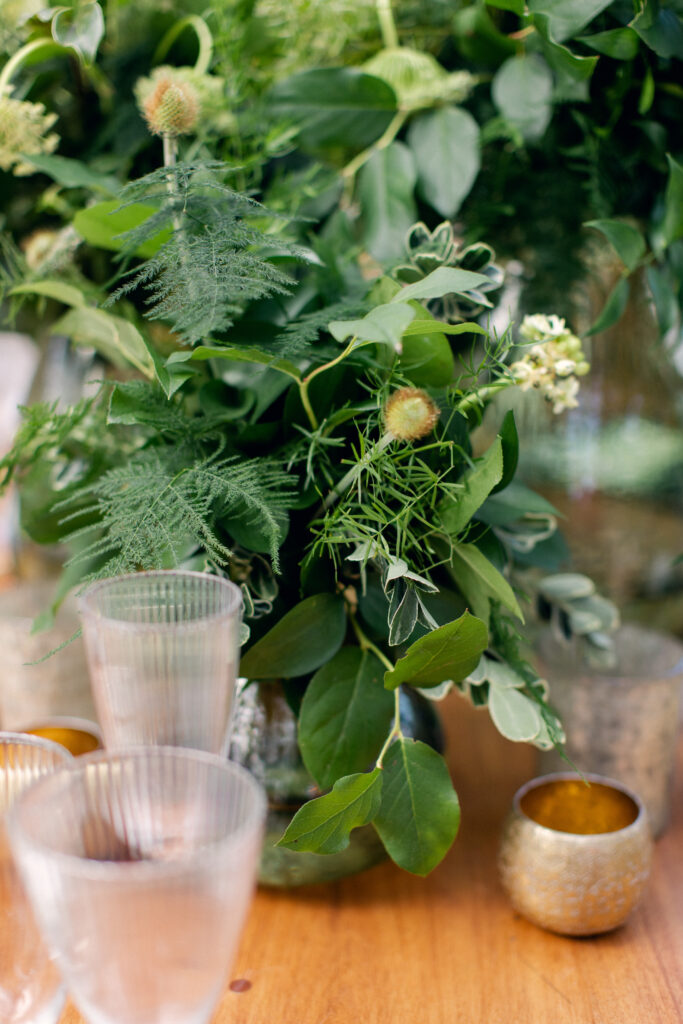 wedding greenery