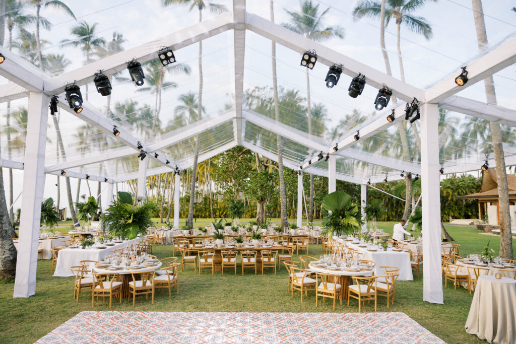 luxury beach wedding in samana