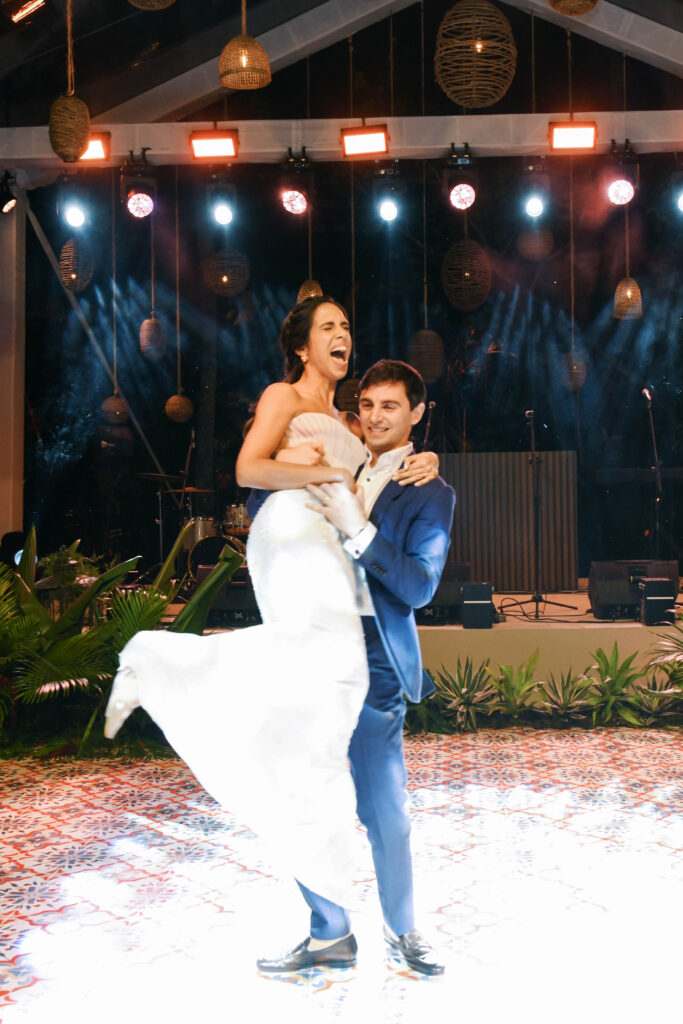 tropical wedding by claire duran