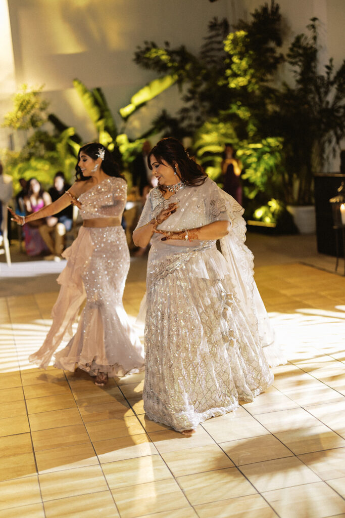 mother / daughter Indian wedding dance  in the Caribbean