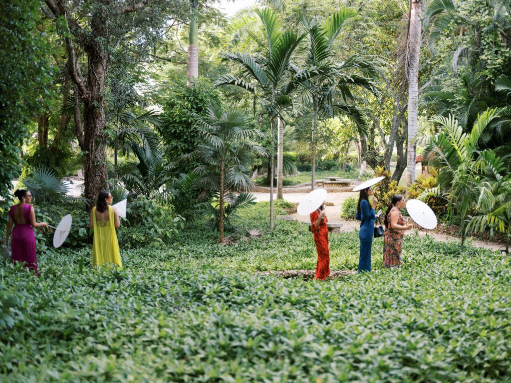 garden ceremony in altos de chavon at casa de campo