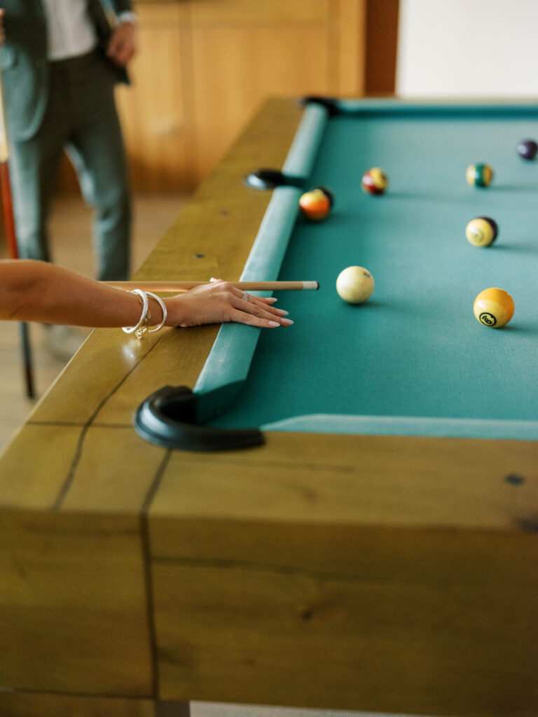 casa de campo pool table villa