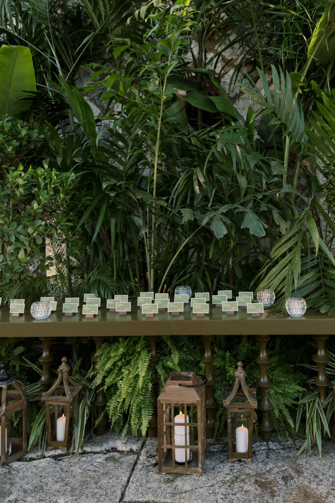 lush tropical destination wedding