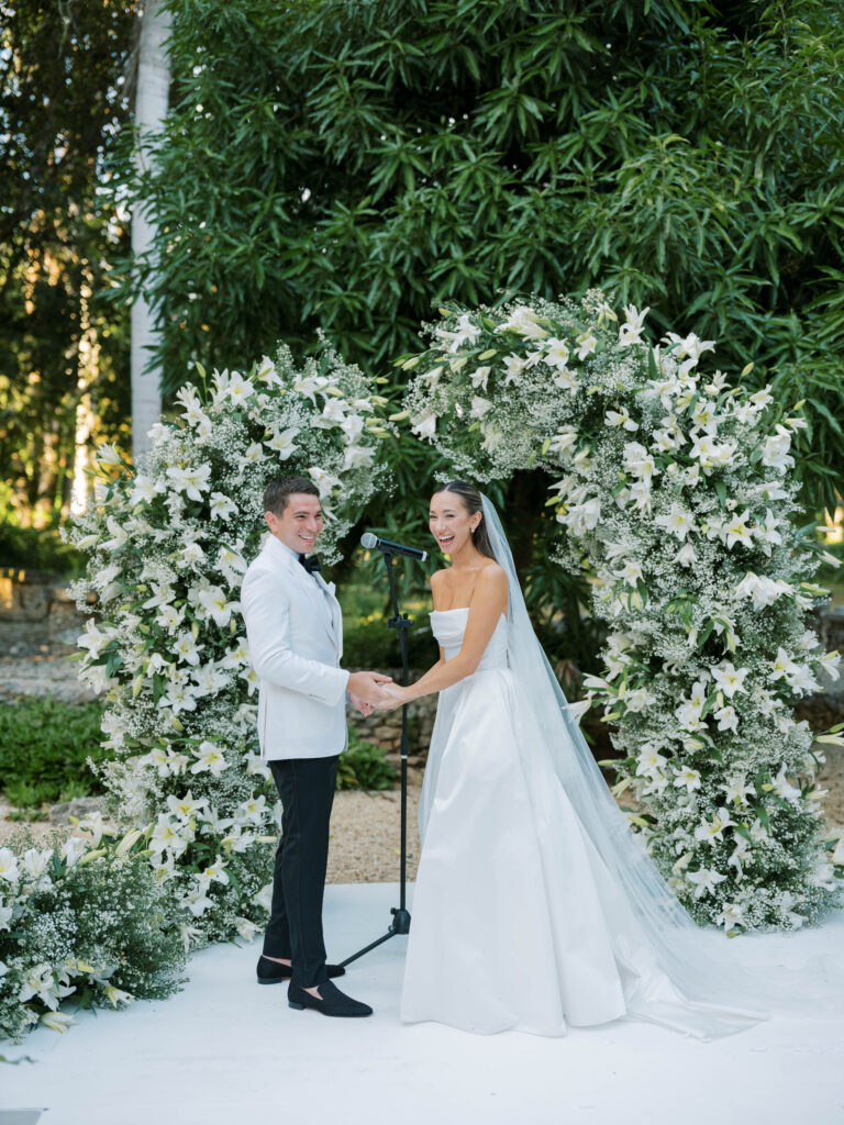 garden ceremony in the caribbean