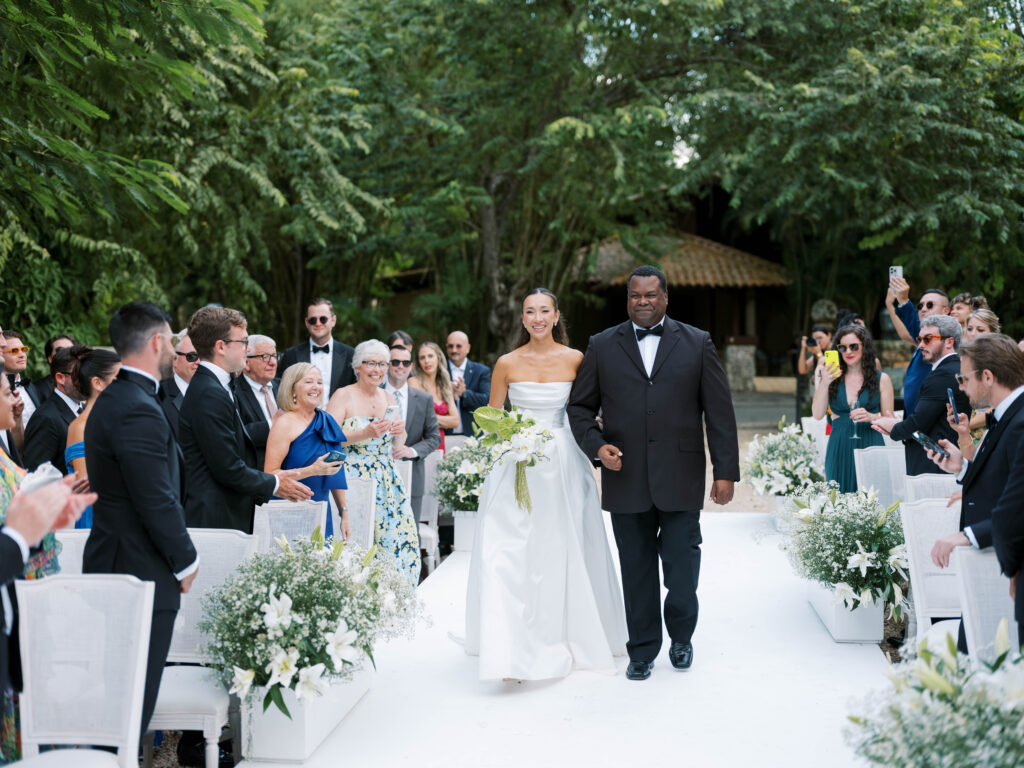 romantic garden wedding in dominican republic