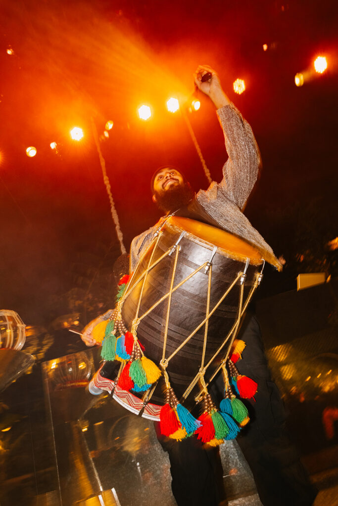 indian drums wedding