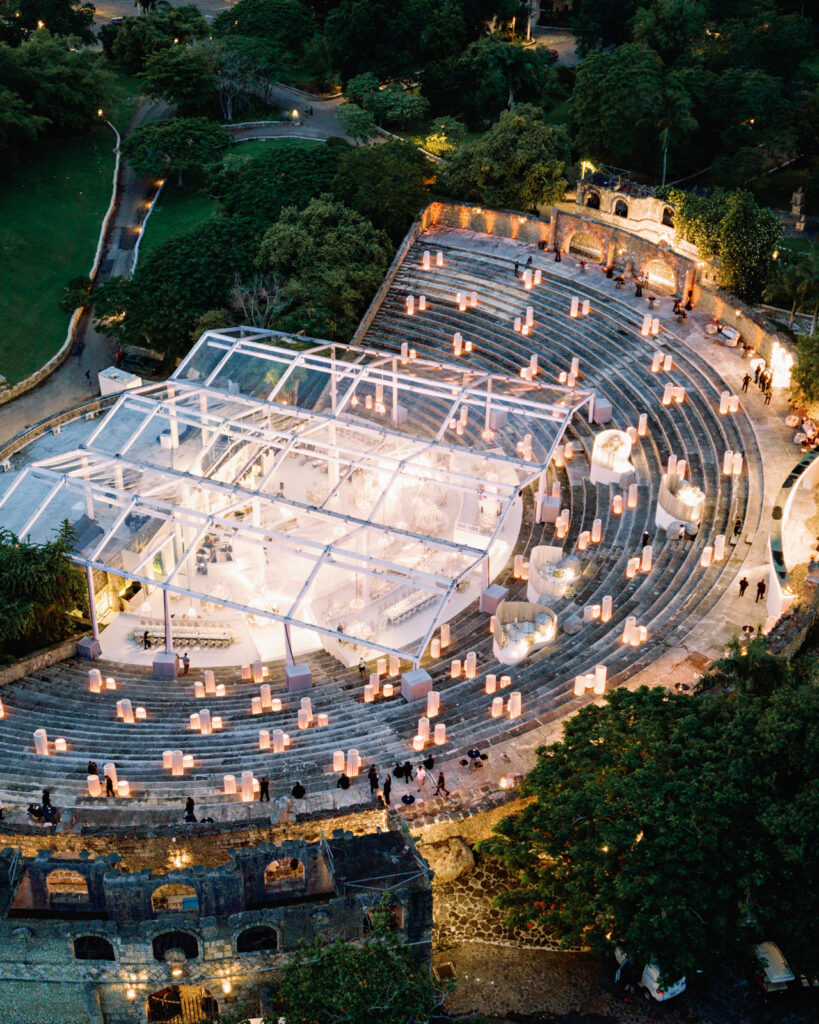 altos de chavon amphitheater wedding