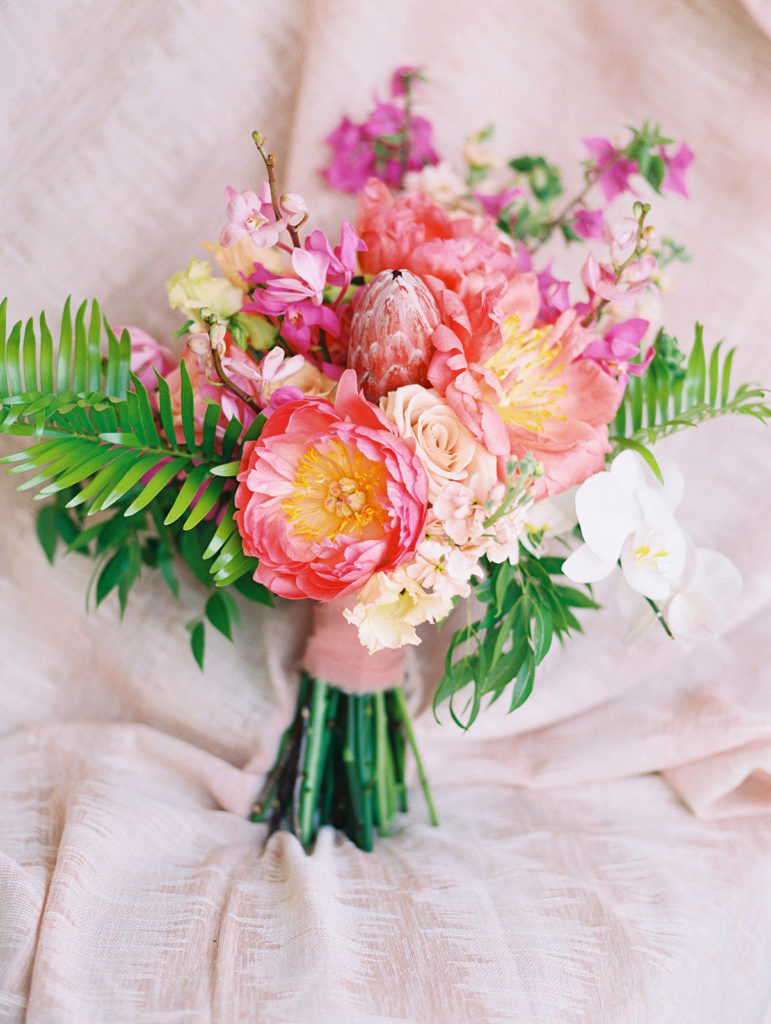 colorful wedding florals sarasota