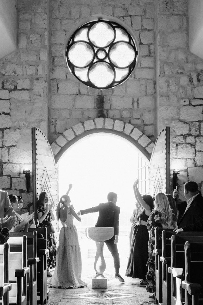 Wedding ceremony in St Estanislaus Church