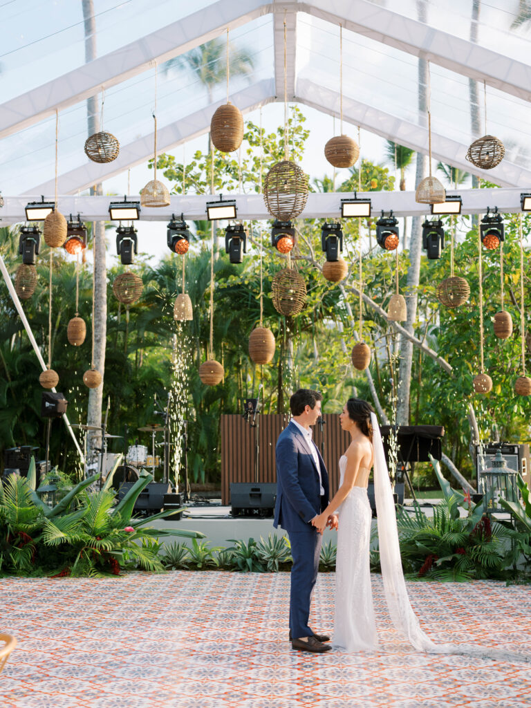 tropical wedding by claire duran
