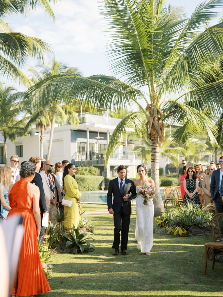 luxury beach wedding in samana