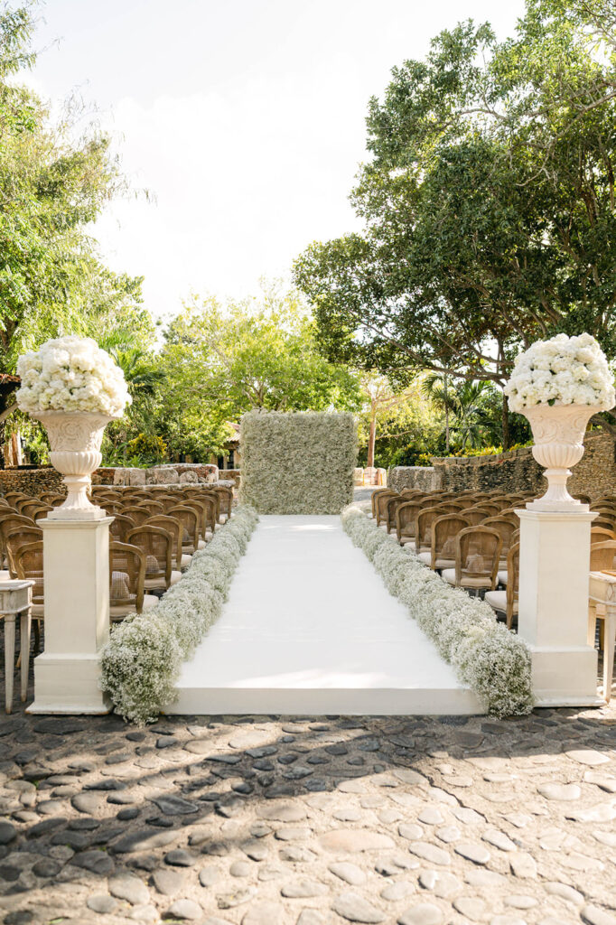 casa de campo wedding ceremony