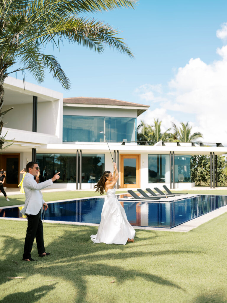 couples golf at casa de campo
